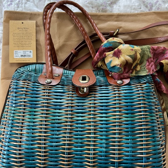 Patricia Nash Bags Patricia Nash Spring Wicker Bag Poshmark